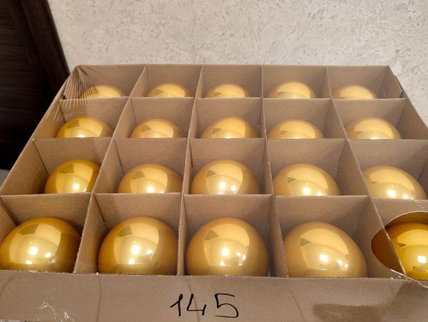 Шар елочный стекл. 8 см, [145]